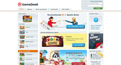 Desktop Screenshot of gameduell.at