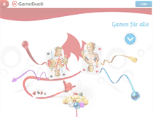Tablet Screenshot of gameduell.at